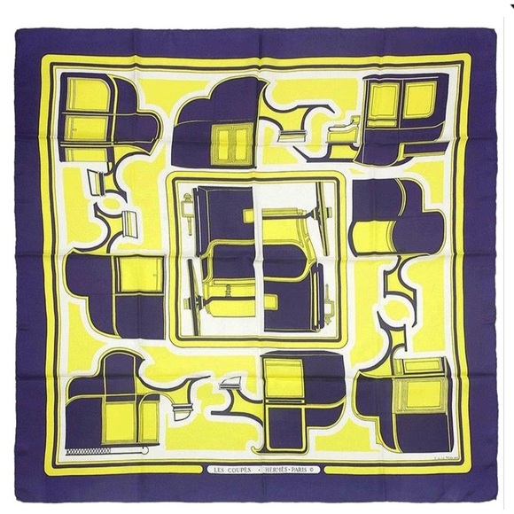 Hermes Accessories - Hermès Silk Carre “les Coupes” Scarf/Wrap